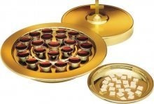 Brasstone Communion Tray Cover