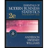 Essentials of Modern Business Statistics with Microsoft Excel
