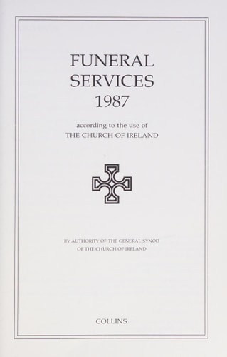 Alternative Prayer Book Service Booklet: Funeral Services