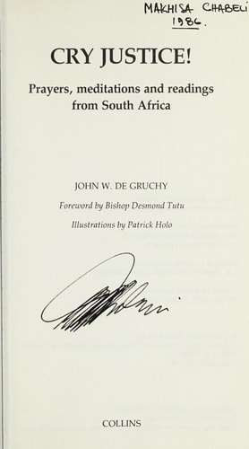 Cry Justice!: Prayers, Meditations and Readings from South Africa