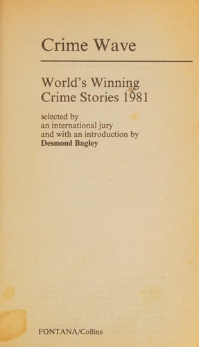 Crime Wave World's Winning Crime Stories 1981