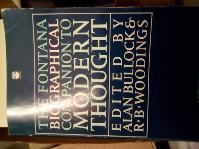 The Fontana Biographical Companion to Modern Thought
