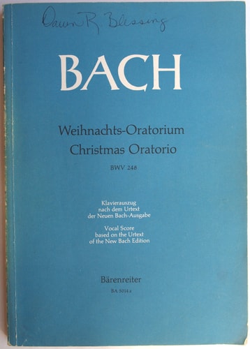 Bach Weihnachts-Oratorium, Christmas Oratorio (BWV 248)