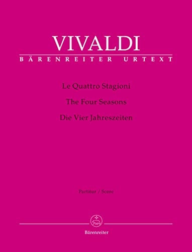 Vivaldi: The Four Seasons - Complete (Full Score)