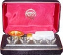 Brasstone 4 Cup Communion Set: RW17