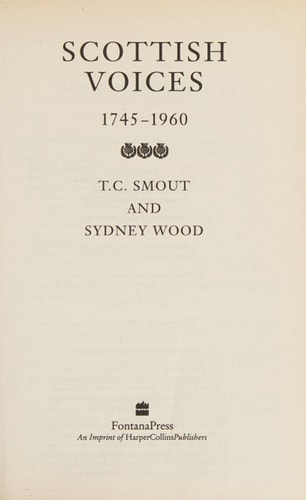 Scottish Voices 1745-1960