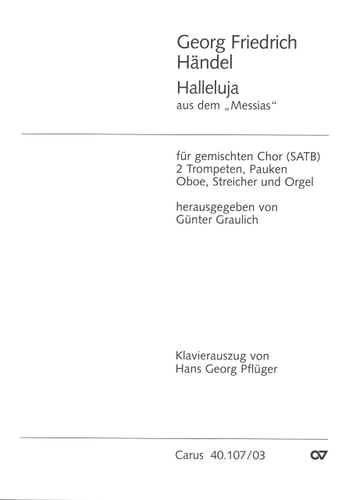Handel: Hallelujah from The Messiah (Vocal Score)