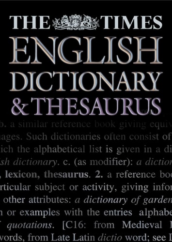 Collins the Times English Dictionary & Thesaurus