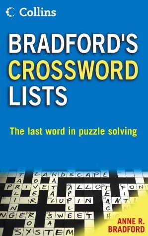 Bradford's Crossword Lists