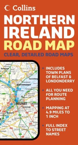 Northern Ireland Road Map