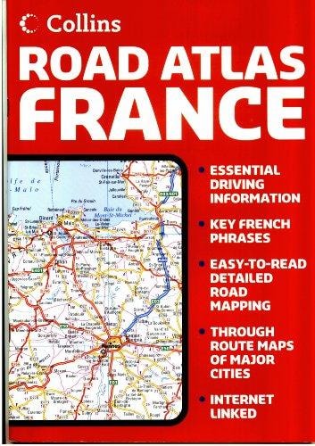 Collins Road Atlas France