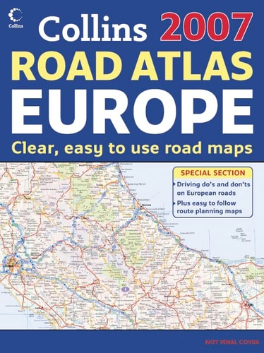 Collins Road Atlas Europe