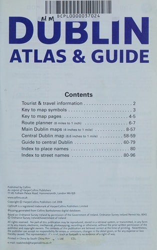 Collins Dublin Streetfinder Atlas & Guide
