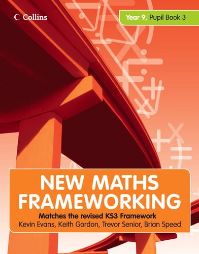 Year 9 Pupil Book 3: Levels 6-8 (New Maths Frameworking)