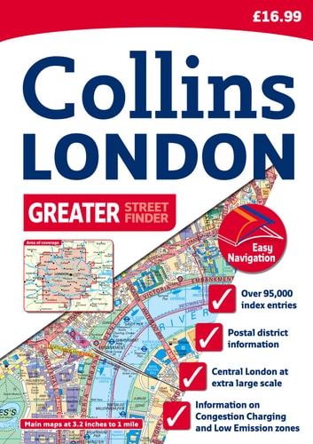Collins London Greater Street Finder