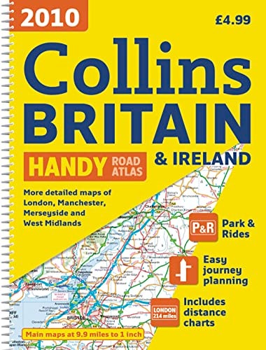 2010 Collins Handy Road Atlas Britain & Ireland
