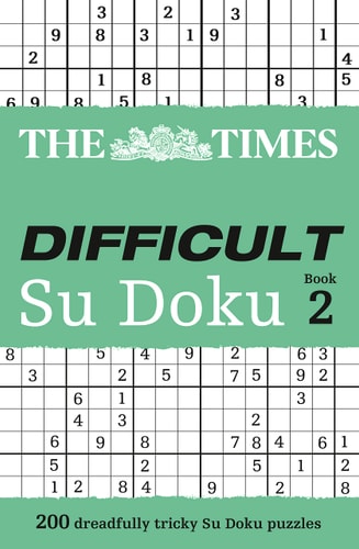 The Times Difficult Su Doku Book 2: 200 Challenging Puzzles from The Times