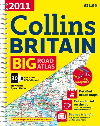 2011 Collins Britain Big Road Atlas