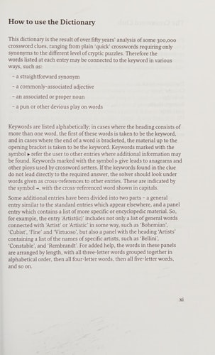 Collins Bradford's Crossword Solver's Dictionary