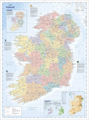 Ireland Wall Map