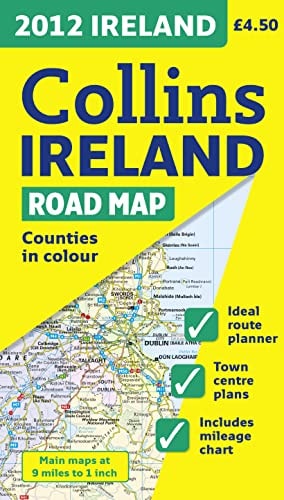 2012 Collins Ireland Road Map (International Road Atlases)