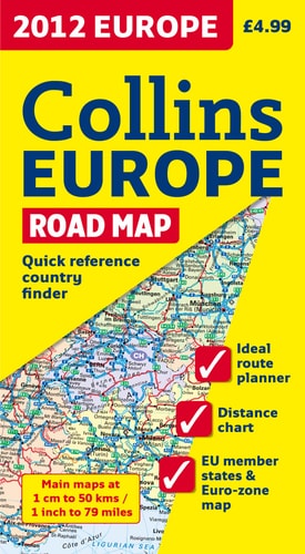 Collins Europe Road Map