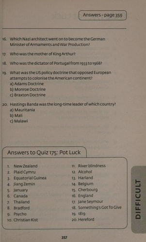 Collins Pub Quiz