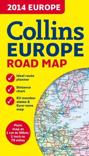 Collins Europe Road Map