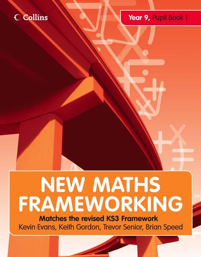 Year 9 Book 1: Collins Online Learning 1 Year Licence (New Maths Frameworking)