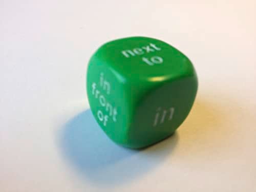 Dice: Prepositions (Mini Flashcards Language Games)