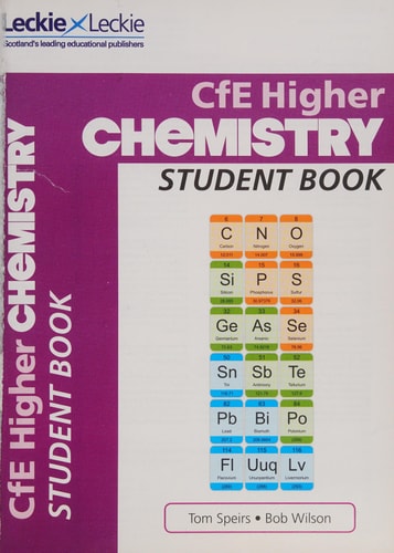 CfE Higher Chemistry Student Book