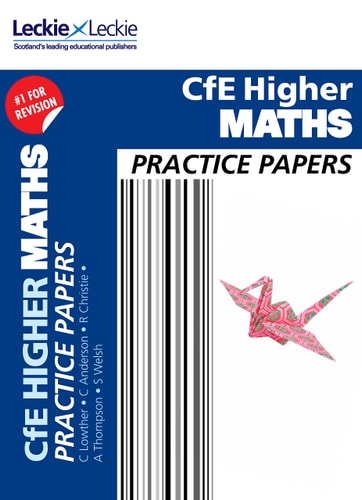CfE Higher Maths Practice Papers for SQA Exams
