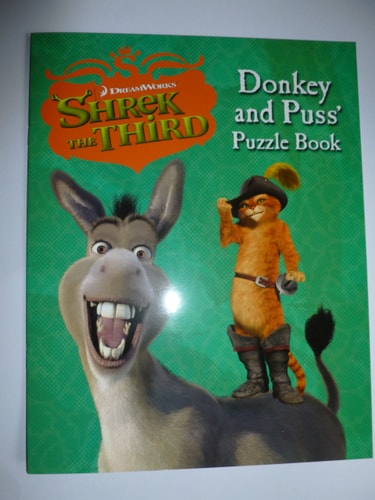 Shrek the Third: Donkey and Puss' Puzzle Book