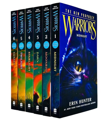 Erin Hunter Warriors: The New Prophecy 6 Books Collection Pack Set
