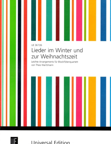 Songs for Winter and Christmas for Recorder Quartet