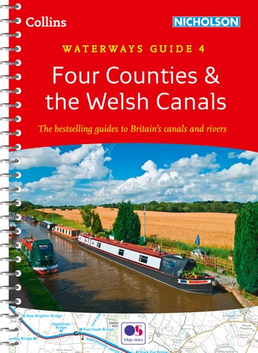 Collins Nicholson Waterways Guides - Four Counties & The Welsh Canals