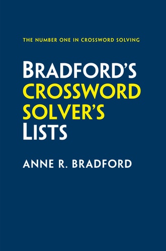 Collins Bradford's Crossword Solver's Lists