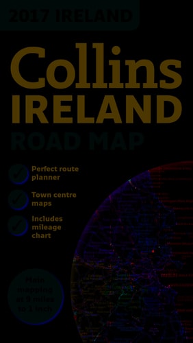 2017 Collins Ireland Road Map