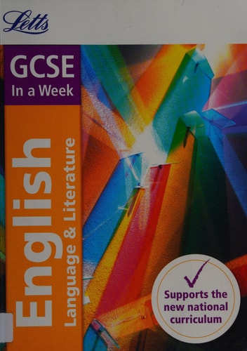Letts GCSE In a Week - GCSE English: In a Week (New 2015 Curriculum)