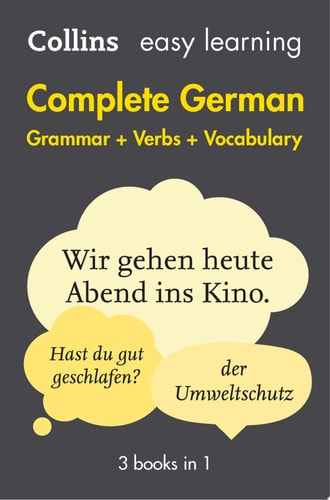 Easy Learning German Complete Grammar, Verbs and Vocabulary: Trusted Support for Learning