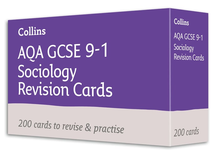 AQA GCSE 9-1 Sociology Revision Cards: Ideal for home learning, 2022 and 2023 exams (Collins GCSE Grade 9-1 Revision)
