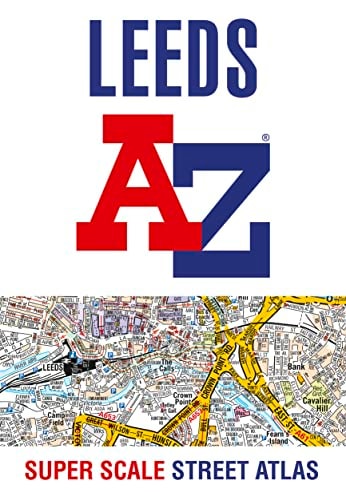 Leeds A-Z Super Scale Street Atlas: A4 paperback