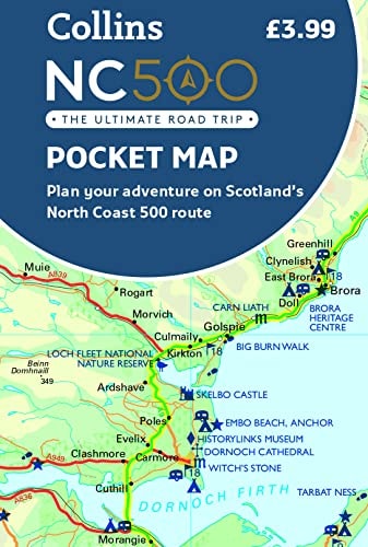 NC500 Pocket Map: Plan your adventure on Scotland’s North Coast 500 route