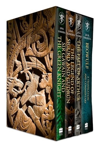Myths and Legends (boxed Set): Sir Gawain and the Green Knight, The Legend of Sigurd and Gudrún, The Fall of Arthur & Beowulf: A Translation and Commentary