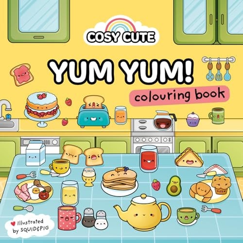 Cosy Cute Yum Yum Colouring Book