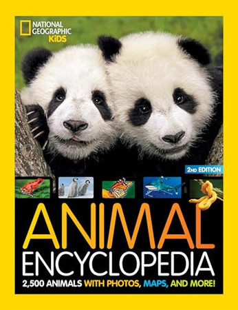 Animal encyclopedia: 2,500 animals with photos, maps, and more!