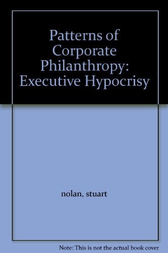 Patterns of Corporate Philanthropy: Executive Hypocrisy