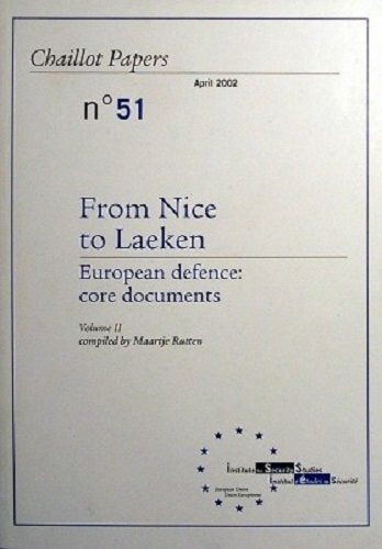 From St-Malo to Nice: European Defence