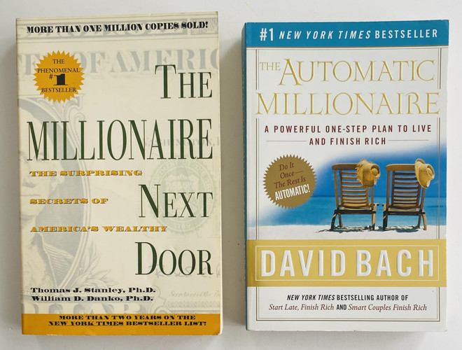2 Books! 1) The Millionaire Next Door 2) The Automatic Millionaire