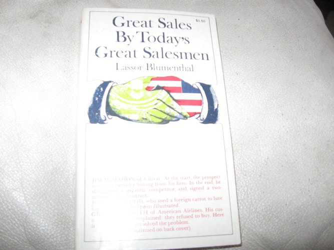 Great Sales by Today's Great Salesmen